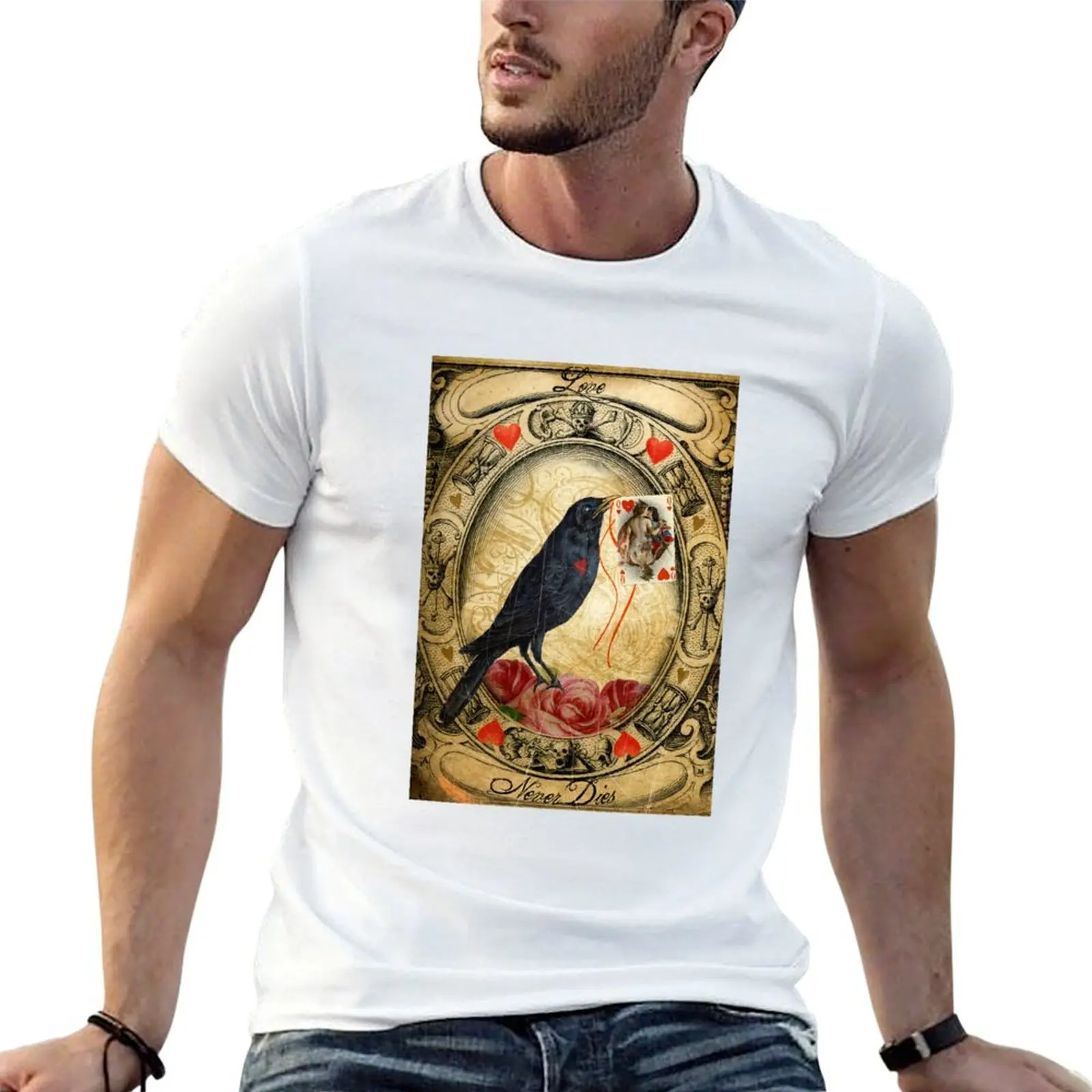 Love Never Dies T-Shirt man t shirt cotton man t shirt graphic t shirts for man graphic tees T-shirt