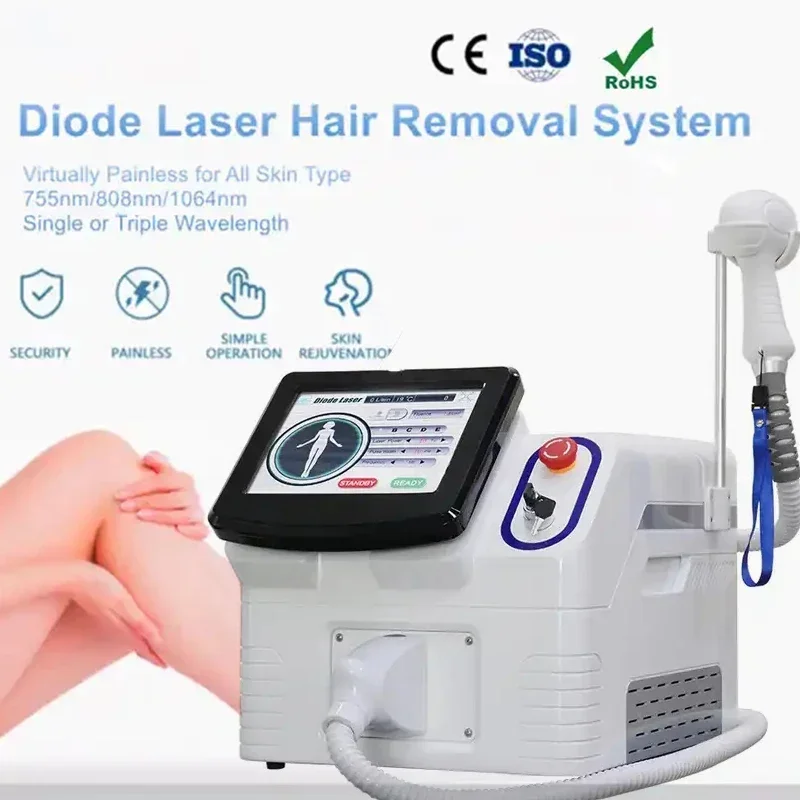 

Depiladora 808NM 755NM 1064NM Diode Safe Painless Permanent D Hottest New Style