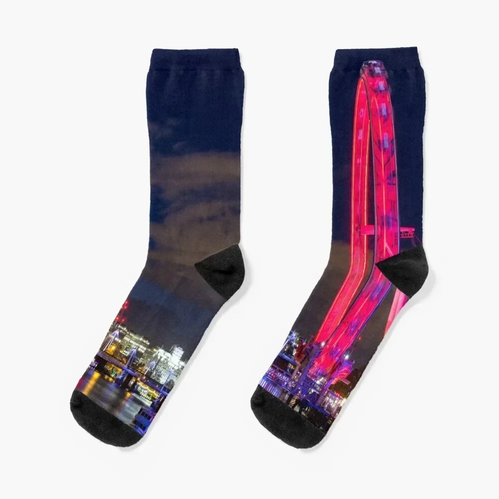 Ferris Wheel Big Wheel Socks custom Run Men's Socks Women's