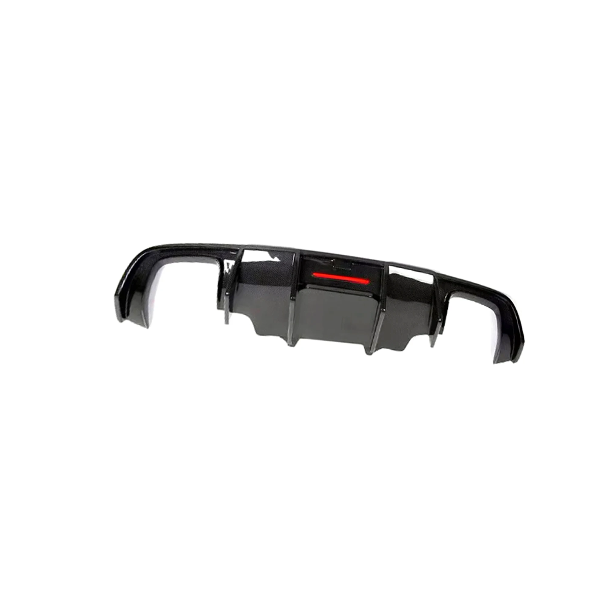 Q5-Fit Premium Rear Bumper Diffuser Lip with Integrated Lights