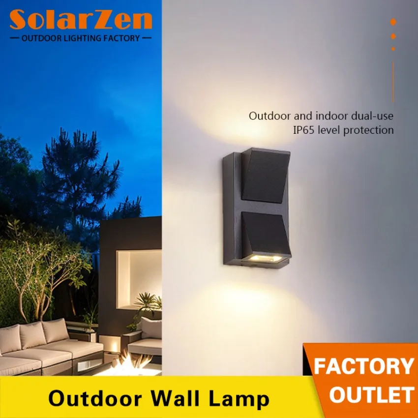 

Outdoor LED Waterproof Wall Lamp 5W10W Garden Balcony Corridor Courtyard Decor Lighting Indoor Outdoor Wall Light AC110V 220V