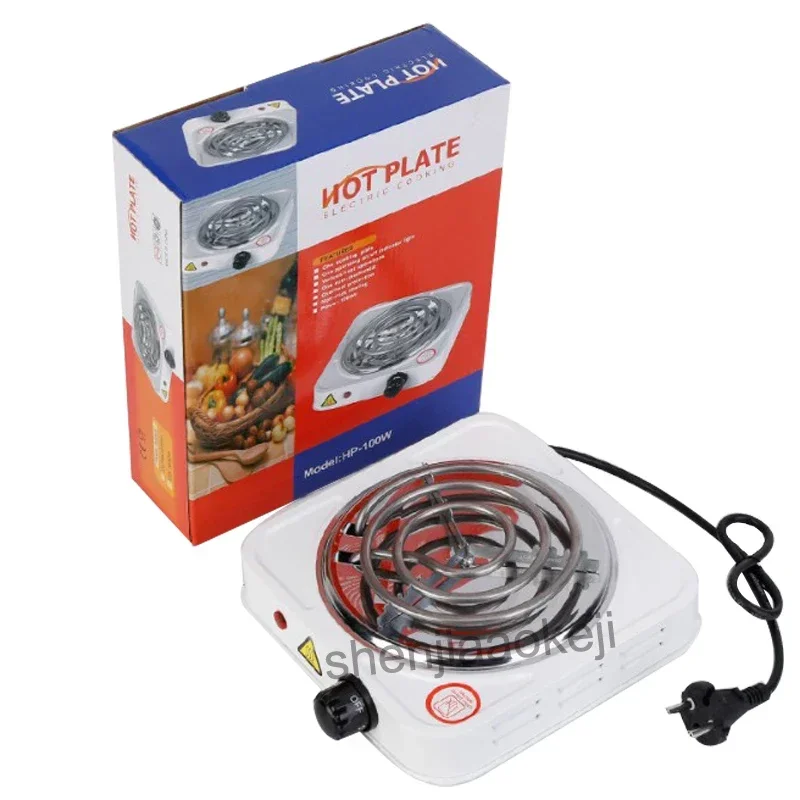 Portable Electric Iron Burner Single Stove Mini Hotplate Home Kitchen Coffee Heater Cooker Hot Plate Electric Furnace 220V 1000W