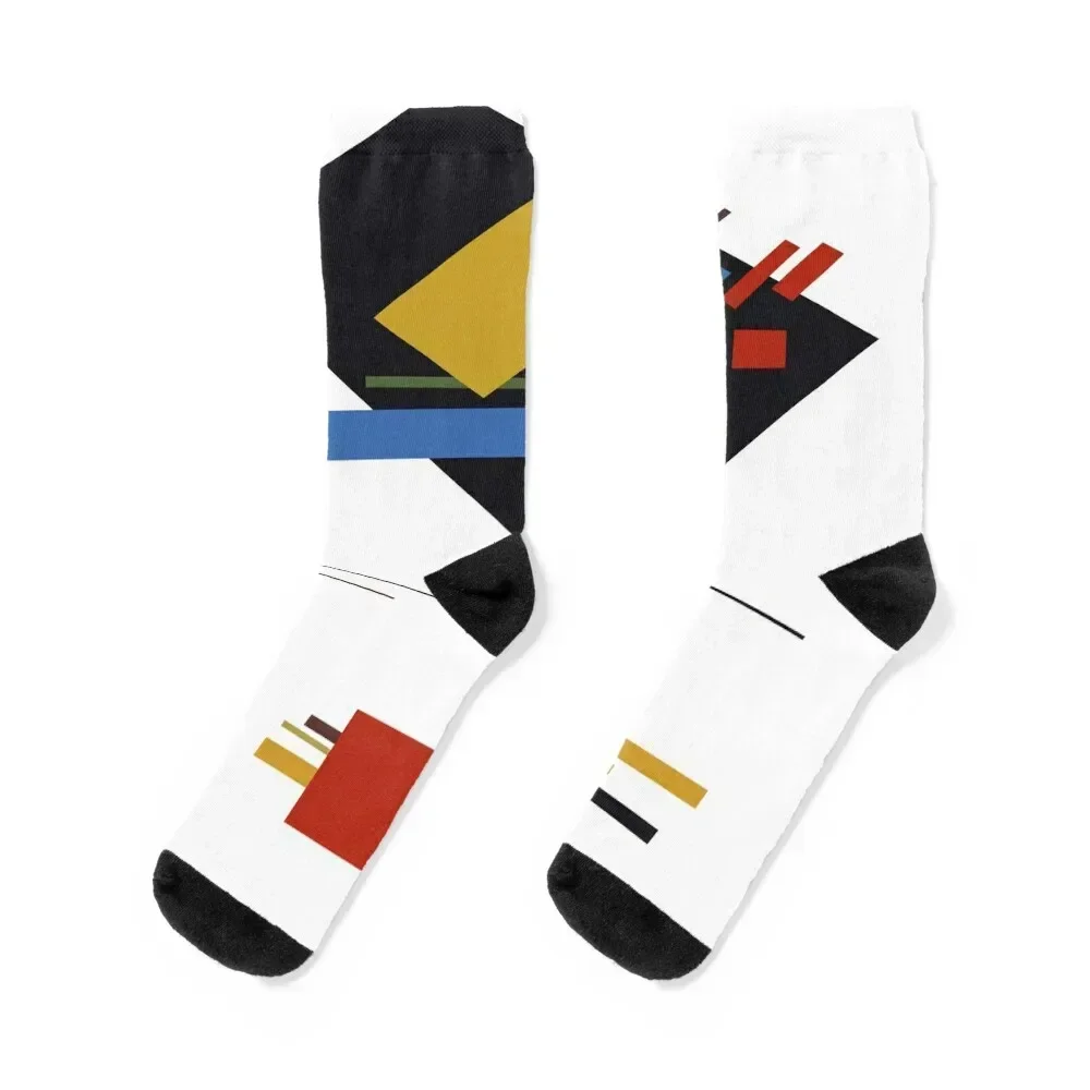 

Geometric Abstract Malevic #9 Socks funny gift winter Climbing custom sports Socks Ladies Men's