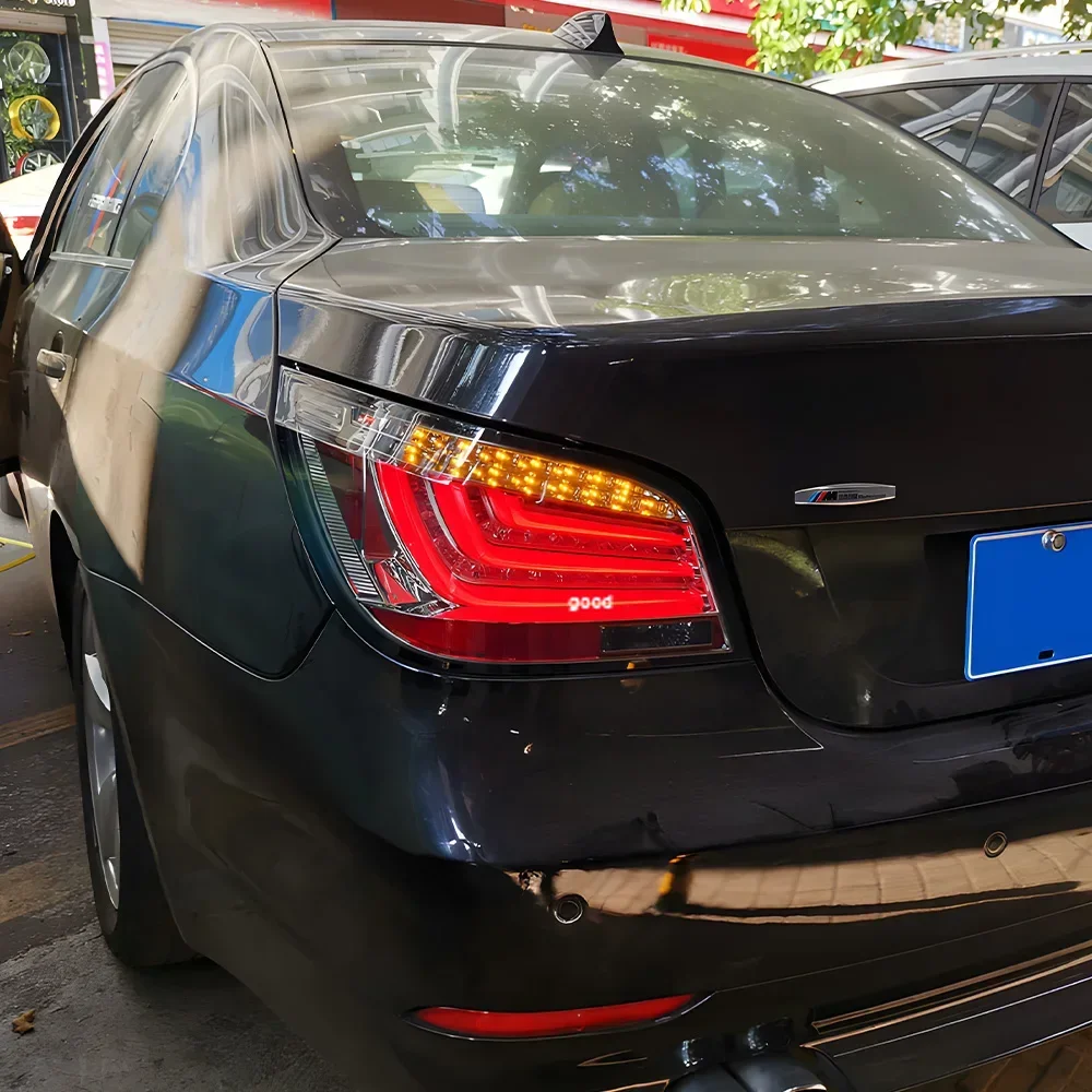 

Автомобильные задние фонари в сборе для BMW 5 серии E60 2003-2010, обновление светодиодов, мигающие задние фонари, аксессуары для инструментов Plug and play