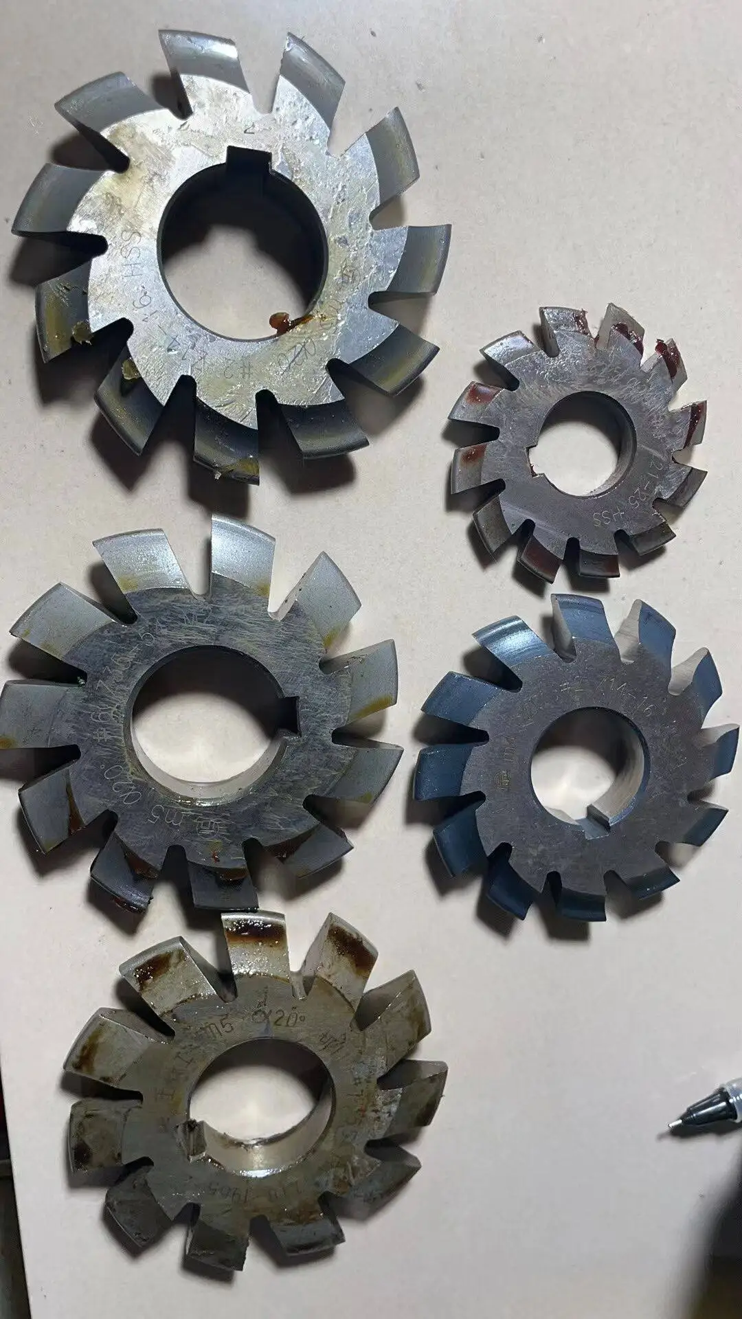

Chain wheel milling cutter pitch 6.35 9.525 12.7 15.875 19.05 25.4 for milling chains high precision