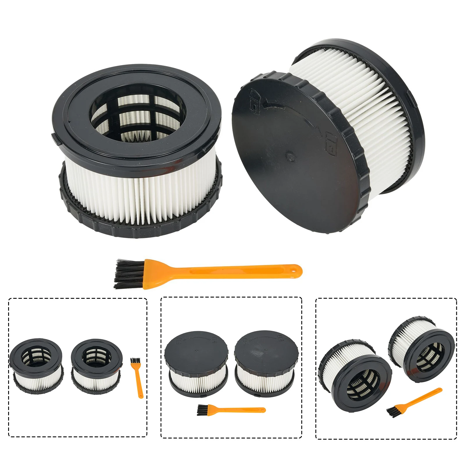 2/4 قطعة تصفية ث/فرشاة التنظيف للرطب الجاف DC5151H DC515 DCV517 DCV517B مكنسة كهربائية اكسسوارات اللوازم المنزلية