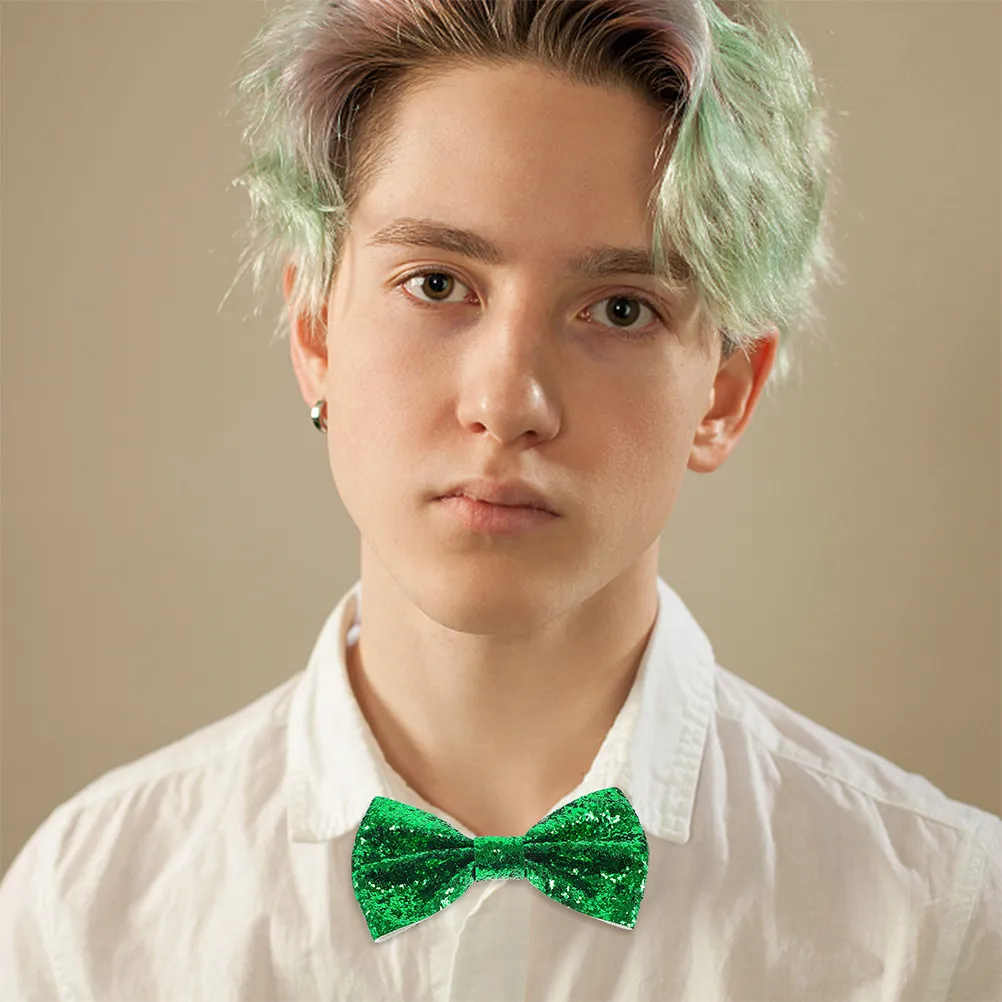 

2 шт. регулируемые глянцевые галстуки-бабочки с пайетками для мужчин, готовые к использованию, зеленые, для свадеб, вечеринок, банкетов, выпускных и официальных мероприятий