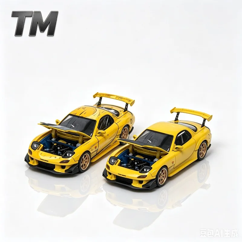 tm-1-64-mazda-rx7-alloy-die-casting-car-model-static-simulation-ornament-adult-collectibles-holiday-gifts-boys'-toys