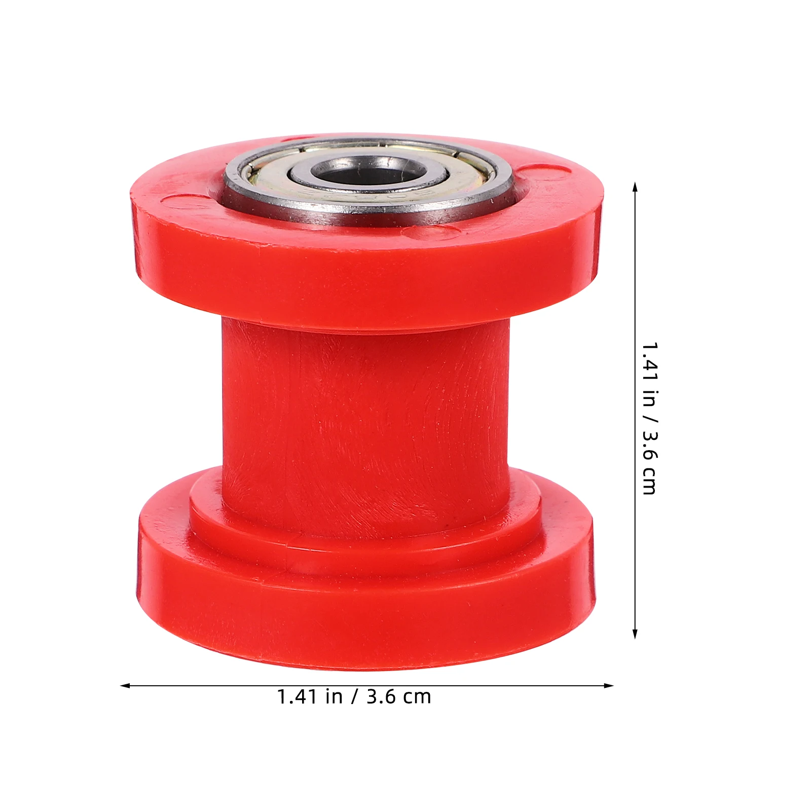 

Chain Tensioner 8mm Red Motorcycle Accessories Plastic Bearing Wheel Guide Roller Anti slip Stability Performance Fits ATV Chain