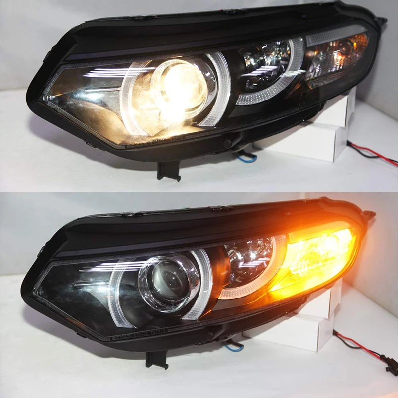 Car bumper headlamp Ecosport headlight 2012~2015y hid xenon LED DRL car accessories head light Ecosport fog light