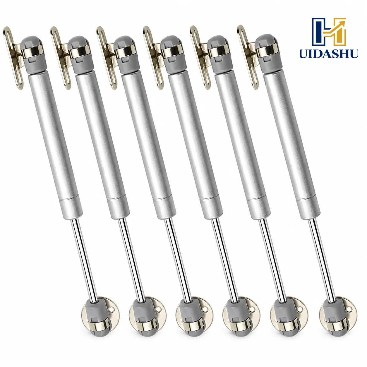 6PCS Pressure 100N(10KG) Furniture Cabinet Door Stay Soft Close Hinge Hydraulic Gas Lift Strut Support Rod