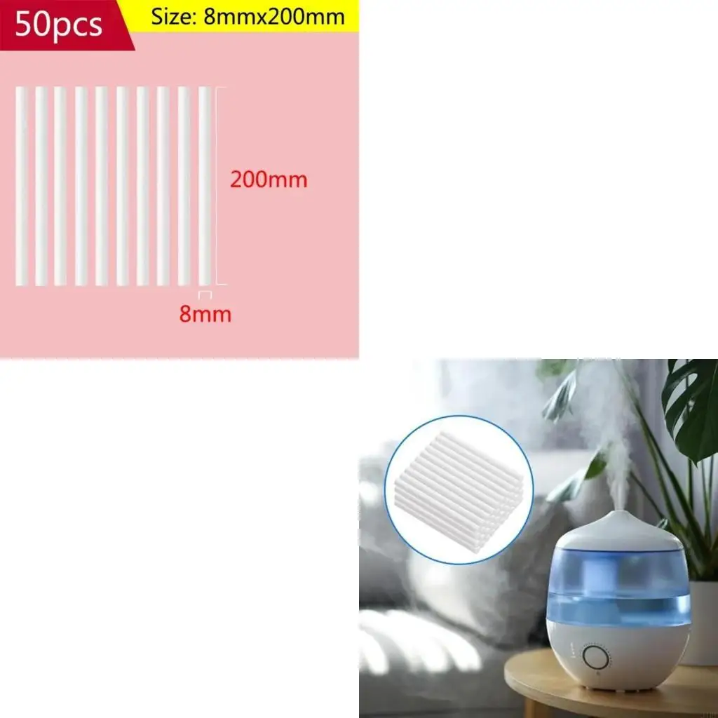 J1HF 50PCS Sponge Sticks Humidifier Sticks Sponge Texture for Enhancing Air Humidity