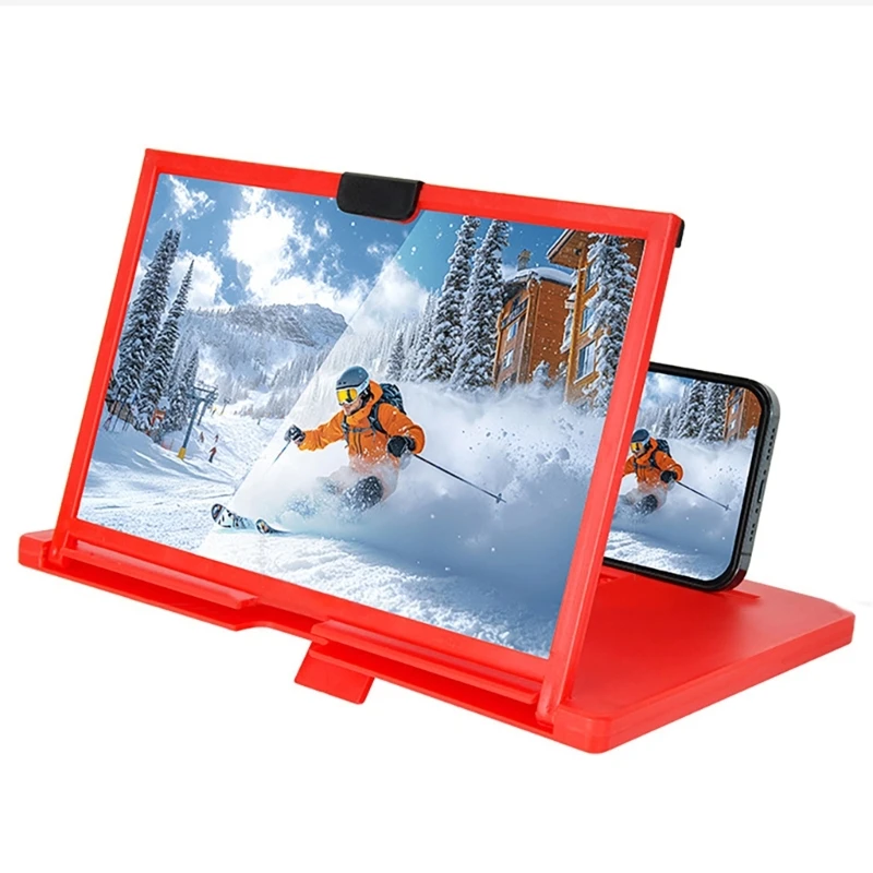 

10in/12in Cellphone Holder Enlarged Screen Bracket 3D Projector Phone Screen Amplifier Stand Screen Enlarger