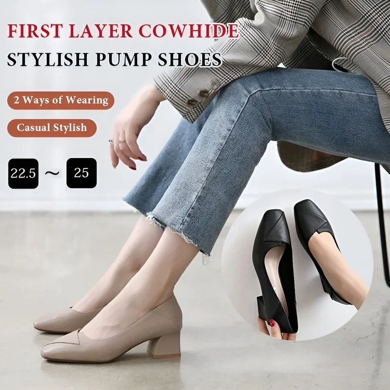 Bequemes, lässiges Damenleder