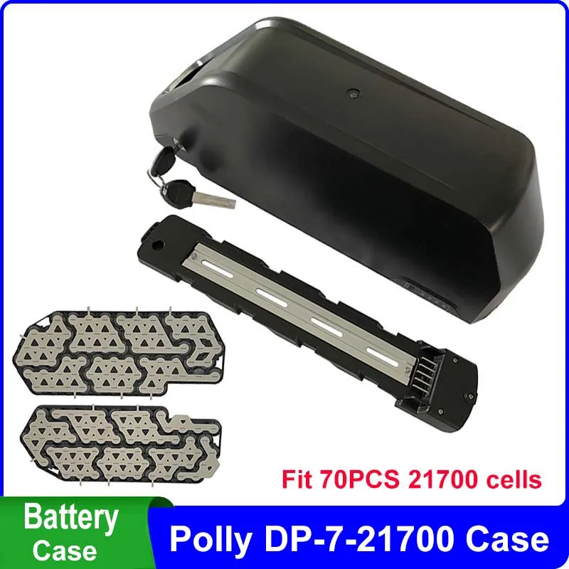 

Polly DP-7-21700 Case Fit 70PCS 21700 Cells Empty Box Nickel Strip 10S 13S 14S 35A BMS For DIY E-Bike Battery 10S7P 13S5P 14S5P