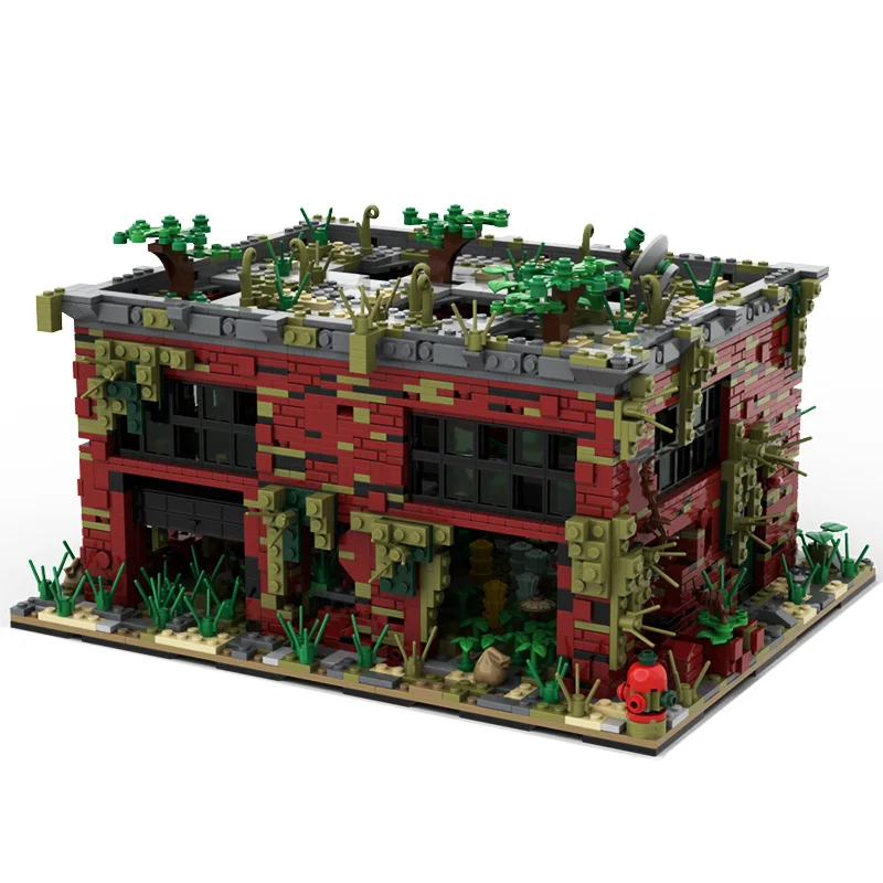 3839 sztuk MOC trwałe zastosowania: opuszczone klocki architektura DIY zabawka zwiększa kreatywność dzieci umiejętności operacyjne prezent