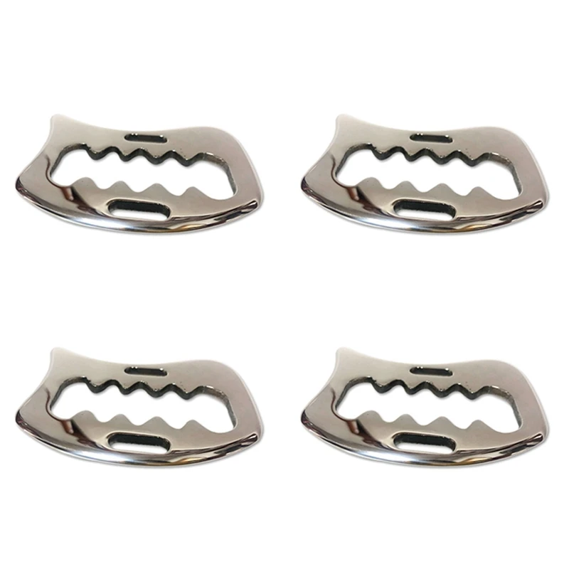 

4X Stainless Steel Gua Sha Scraping Massage Tool Soft Tissue Mobilization Body Pain Scraping Tool