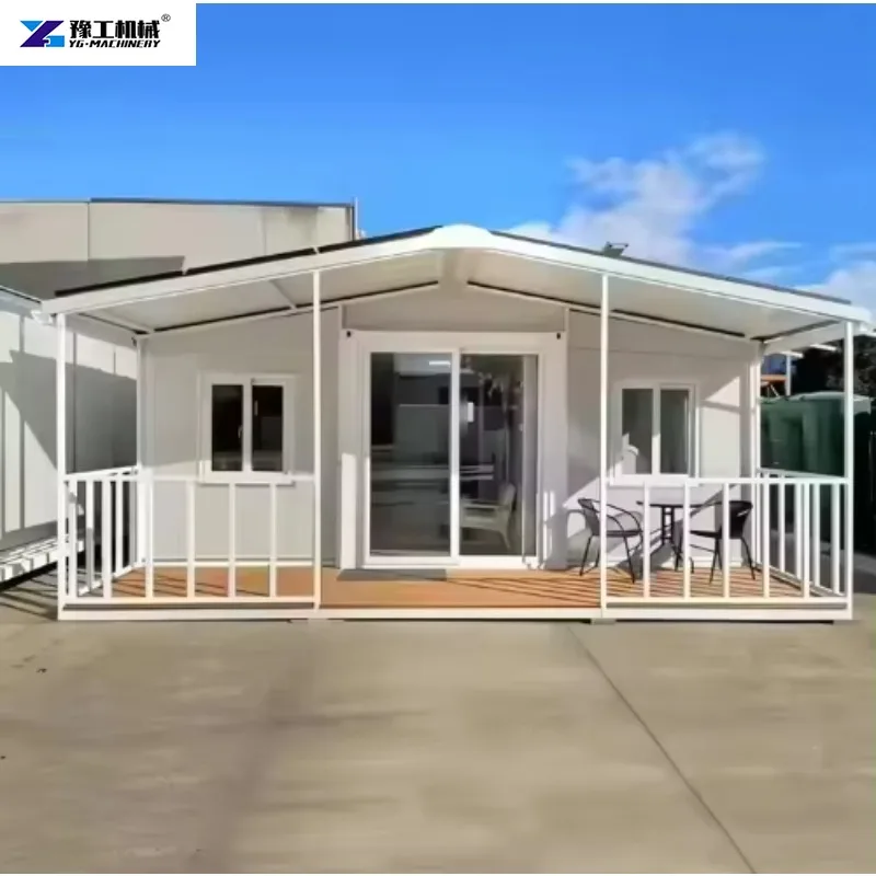 Prefabricated Mobile Double-wing Folding Container House Product with Quality Assurance, Expandable Folding House