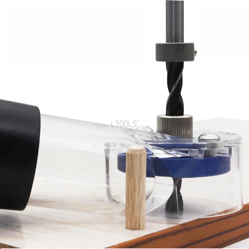 Upgraded Vertical Doweling Jig 3-10mm Woodworking Hole Puncher Self-centering Drill Guide Locator for DIY Furniture Connection