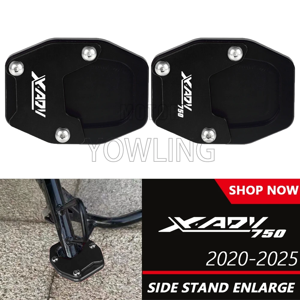 혼다 XADV X-ADV 750 XADV750 2017-2020 2021 2022 2023 2024 2025용 오토바이 킥스탠드 사이드 스탠드 확장 확대