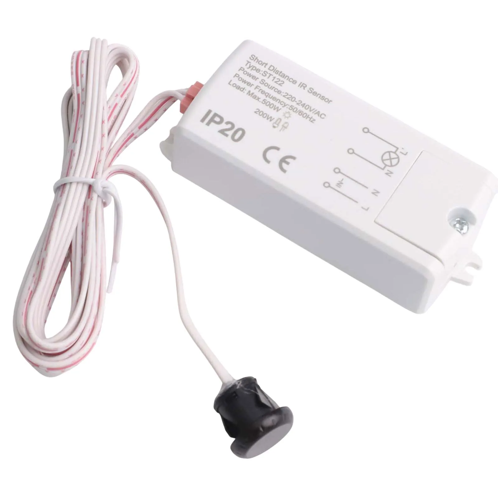 キャビネットドア用近接式タッチセンサースイッチ-赤外線波感知-オンオフ-220-240v-ac-5a-定格負荷容量