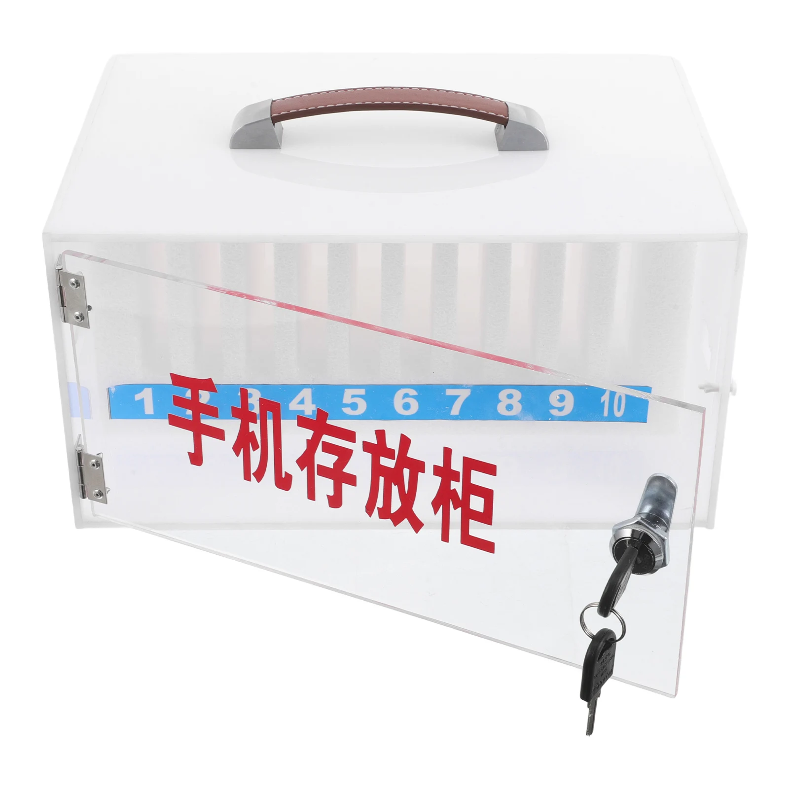 

Mobile Phone Storage Cabinet Cell Holder Classroom Organizer Safe Deposit Box Student