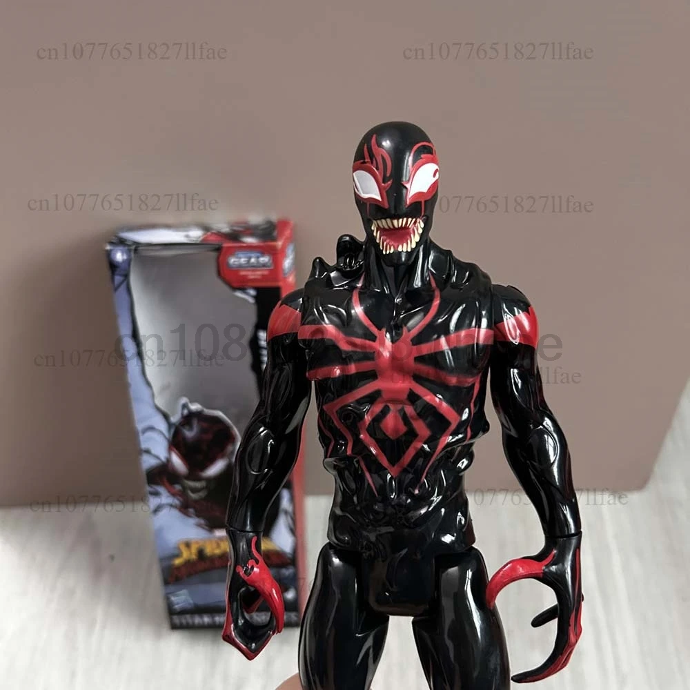 30 سنتيمتر جديد الصلب العنكبوت تيتان بطل المسلسلات الرجل العنكبوت ماكسيموم فينوم مايلز موراليس انفجار والعتاد عمل نموذج لجسم اللعب غرفة ديكور