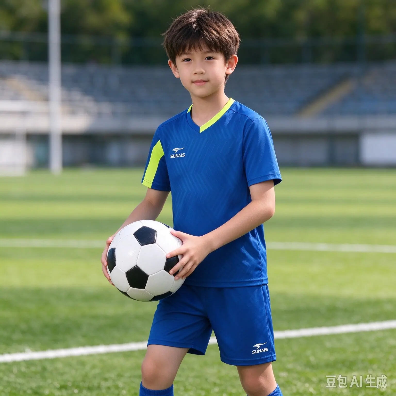 SUNAIS Custom Kids Soccer Jersey Goalkeeper Soccer Jerseys Team Suis Short-sleeve Training Breathable Boys football 730161