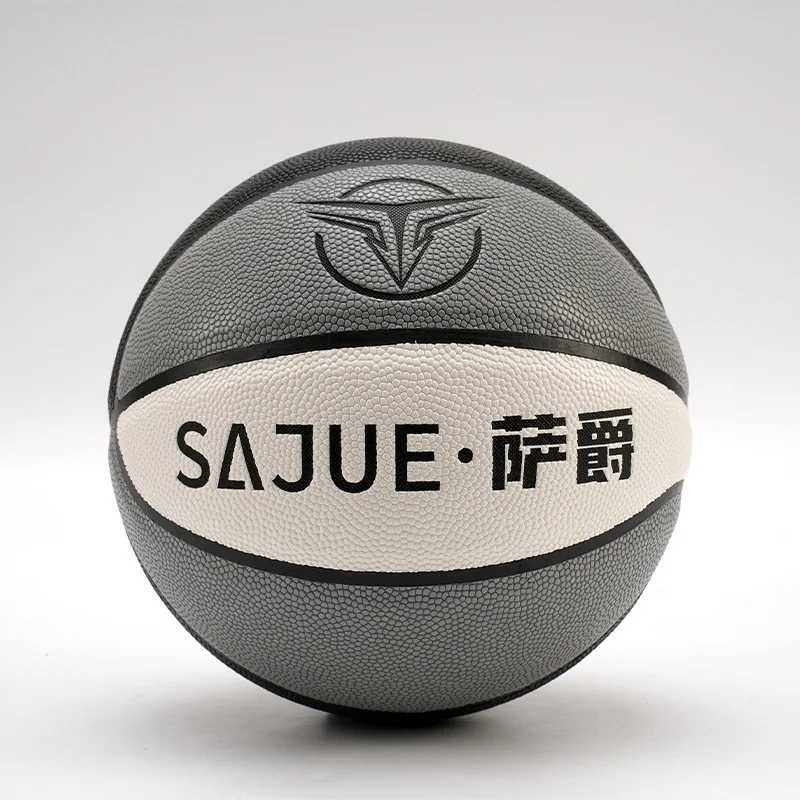 

PU Material Standard Size 7 Basketball Adults Men Indoor Outdoor High Elastic Training Competition Ball Professional Sports Gear