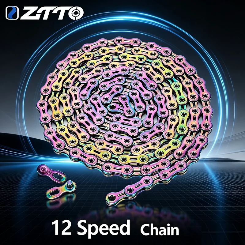 ZTTO 12 Speed Chain Rainbow Power Lock High Quality 126 Links For K7 System Rainbow 12V Chain With Missing Link Magic Connecter - view 4