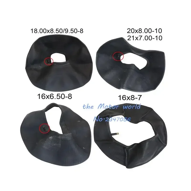 High Quality 18.00x8.00 50/9.50 -8 20x8.00/21x7.00-10 16x6.50-8 16x8-7 Inner Tube for 8-10 Inch Motorcycle ATV Lawn Mower Tires
