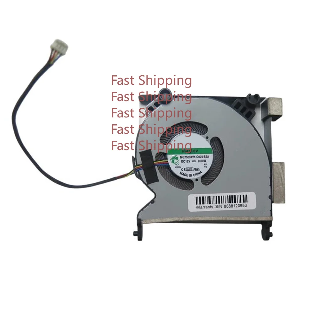 C=For  HP  EliteDesk  ProDesk 400 G9 600 G9 800 G9 TPN-Q237 M85699-001 MG75091V1-C070-S9A DC12V Replacement Mini PC CPU Fan