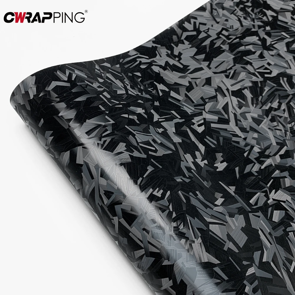 

Matt Black Forged Carbon Adhesive Vinyl Motorcycle Vehicle Sticker on The Hood Wrapping Car Stickers Decals for Car Accessories