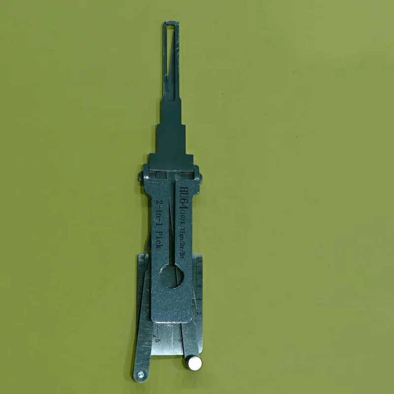 

HU64 2 IN1 Stainless Steel Key Decoder Pickup Tool Hand Tool O-ring Hook Pickup Locksmith Tools for Automotive AUDI VW