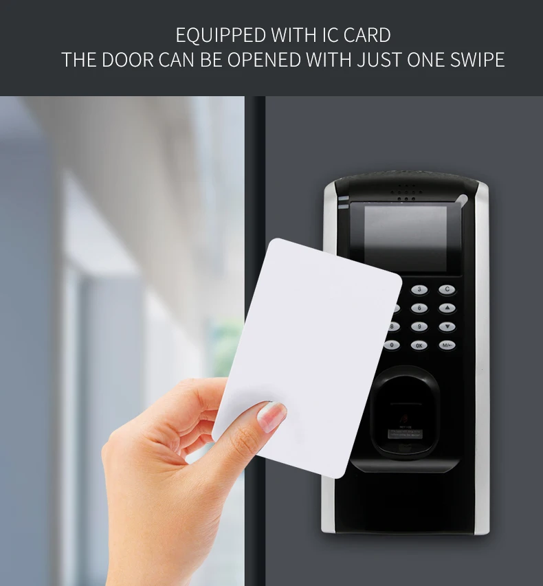 Biometric Recognition Fingerprint Access Control And Time Attendance Machine H-7F