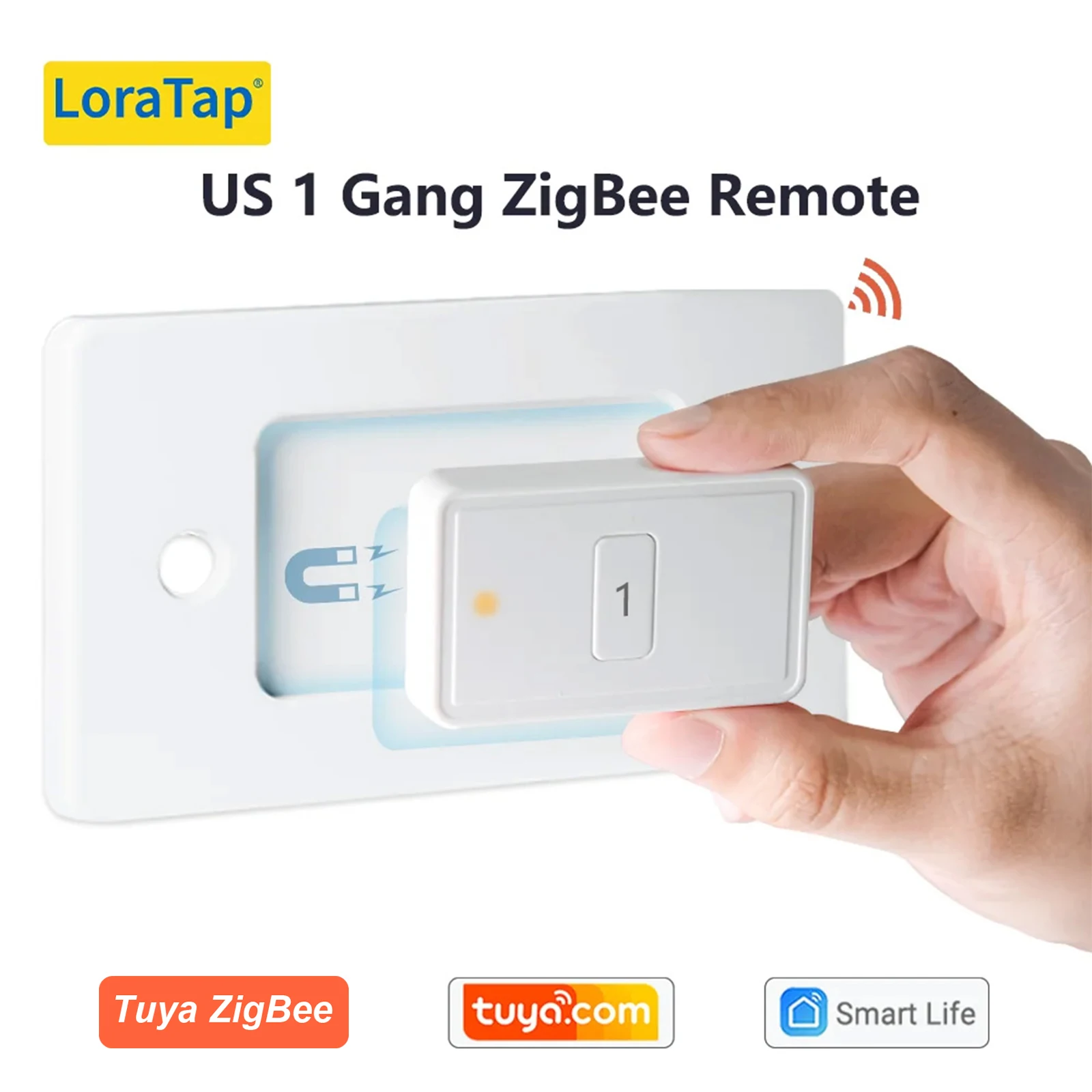 LoraTap ZigBee 3.0 Draadloze 13-types drukknop EU US Afstandsbediening Tuya Scène Automatisering Schakelaar Smart Life App