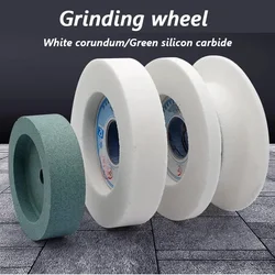 White corundum Grinding wheel punch Grinding machine WA Single-sided concave Green silicon carbide grinding wheel 100x20x25.4mm