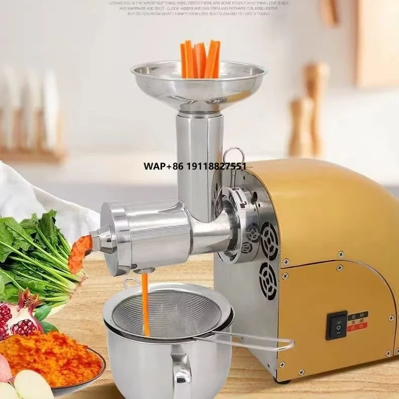 Cold Press Juicer Extractor Machine/ Low Noise Automatic Vegetable Juicer Machine