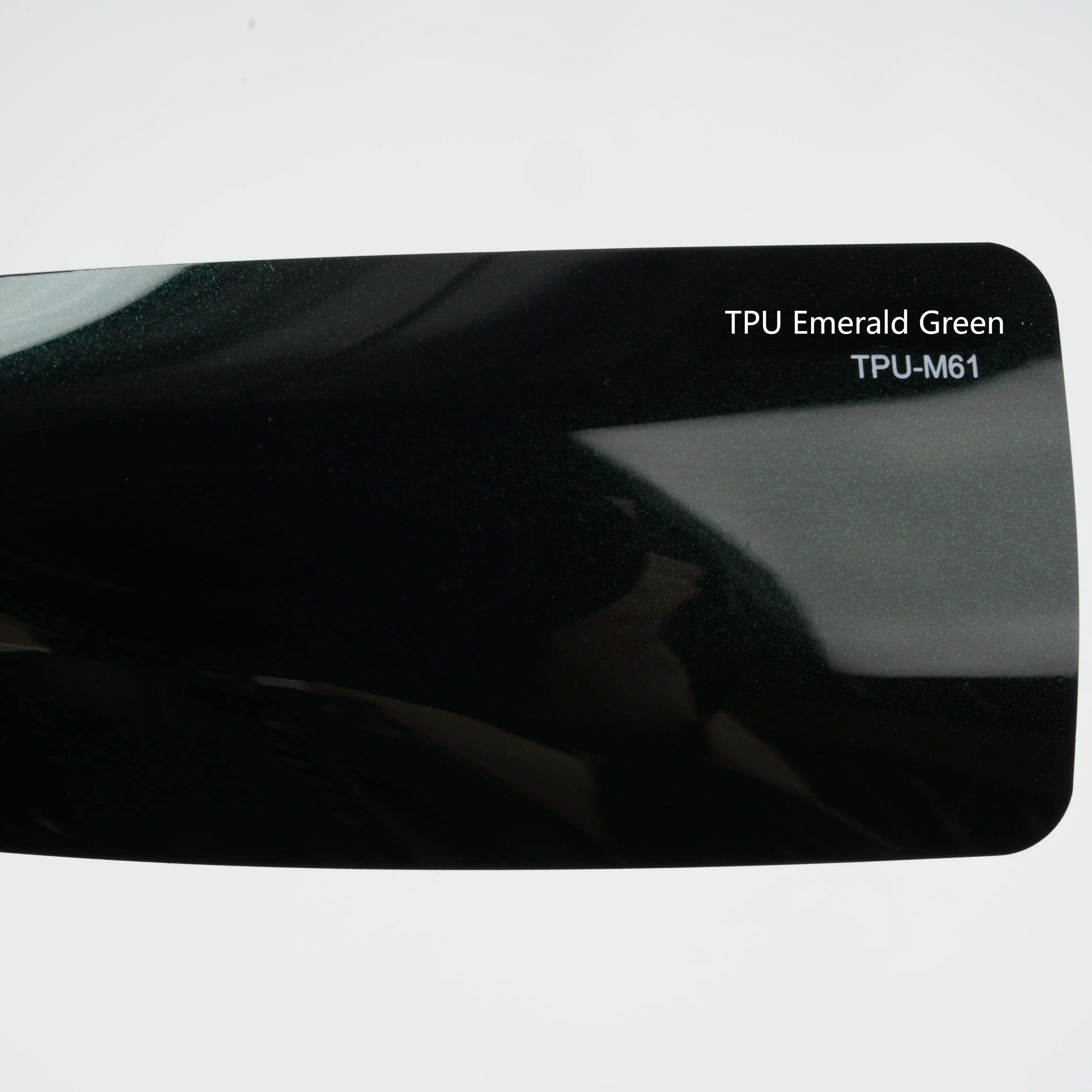 BeforeAfter Wet Dry Applied  Metallic Glossy TPU Color PPF Self Healing Car Protection Stickers TPU Emerald Green