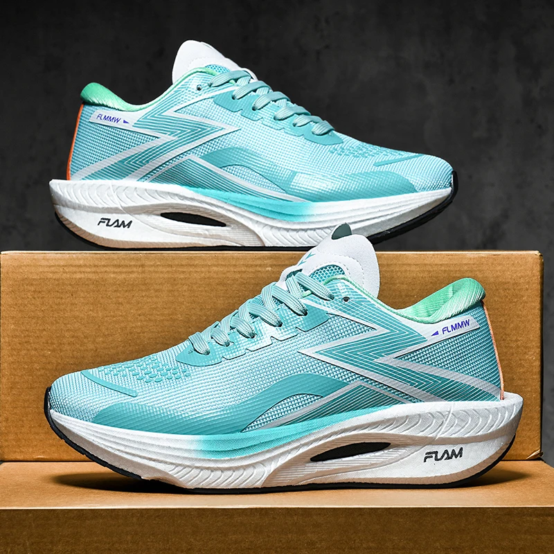 

Мужские кроссовки из углеродистой пластины, специальные марафонские спортивные дышащие легкие женские удобные нескользящие кроссовки для отдыха