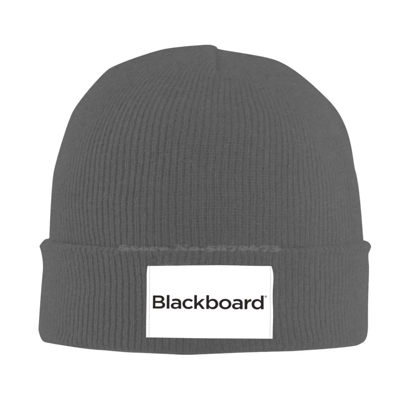 Blackboard Logo Print Graphic Casual cap Baseball cap Knitted hat