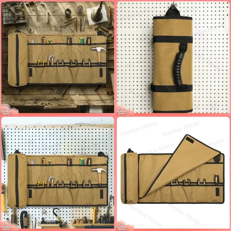Portable Installation Master Toolkit Storage Bag for Electricians Hardware Mechanics DIY Tools Organizer with Multiple