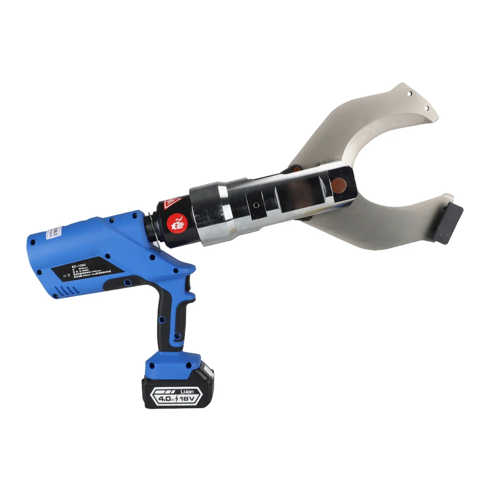 EZ-120C Battery Powered Hydraulic Cable Cutting Tool Cable Cutter For CU/AL Cable