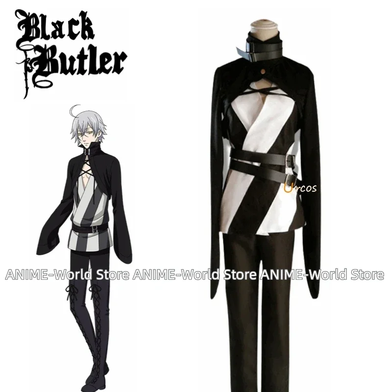 

Anime Black Butler Book of Circus Snake Cosplay Costume Halloween costumes Free shipping