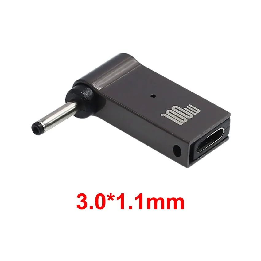 100w usb tipo-c para dc conector de alimentação usb c para adaptador de alimentação universal para laptop conversor de tomada para hp dell lenovo asus acer