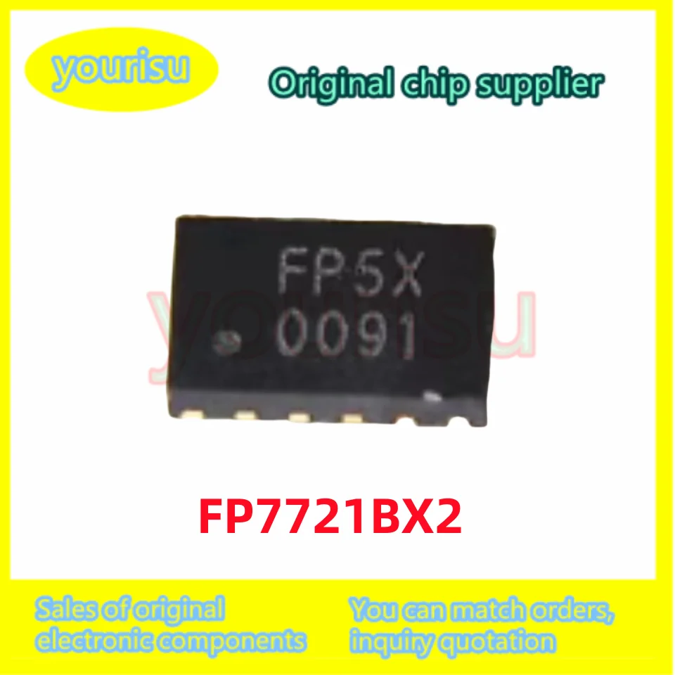 10-50Pcs/Lot Original FP7721BX2 FP7721 Silk screen FP5X package DFN-12 display dual voltage regulator IC