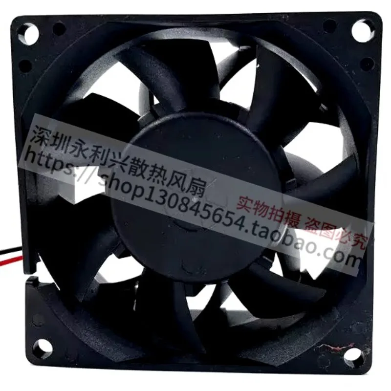 High Airflow 8038 Cooling Fan 24V 0.80A Brushless Motor Efficient Heat Dissipation Fan for Computer Case Server Industrial Equip