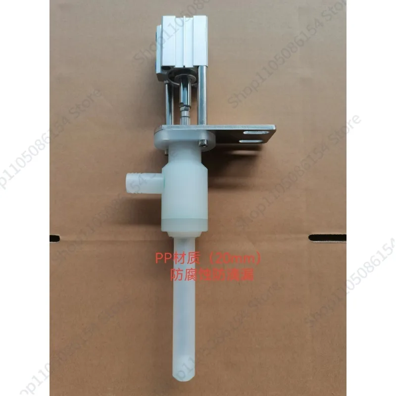 ملحقات آلة التعبئة الخطية الفولاذ المقاوم للصدأ المضادة للتنقيط DN15 صمام تعبئة هوائي فوهة التفريغ رأس تعبئة السائل #2