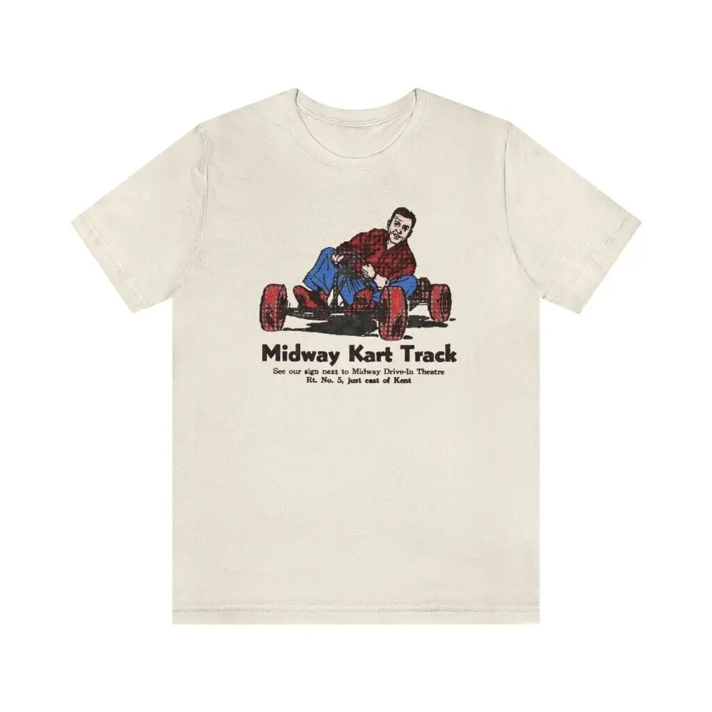 Midway Go-Kart Track Kent Ohio vintage ad Tshirt