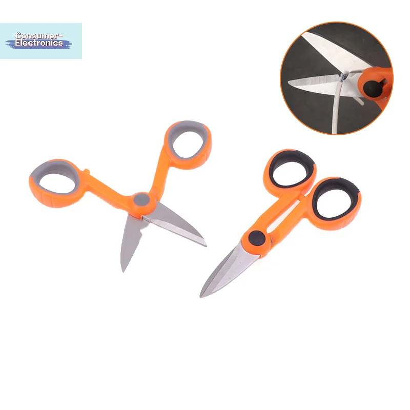 【Fiber Optic Kevlar Cutter Scissors Kevlar Aramid Fiber Sharp Scissors Jumper Wire Pigtail Tools Electrician Tools】